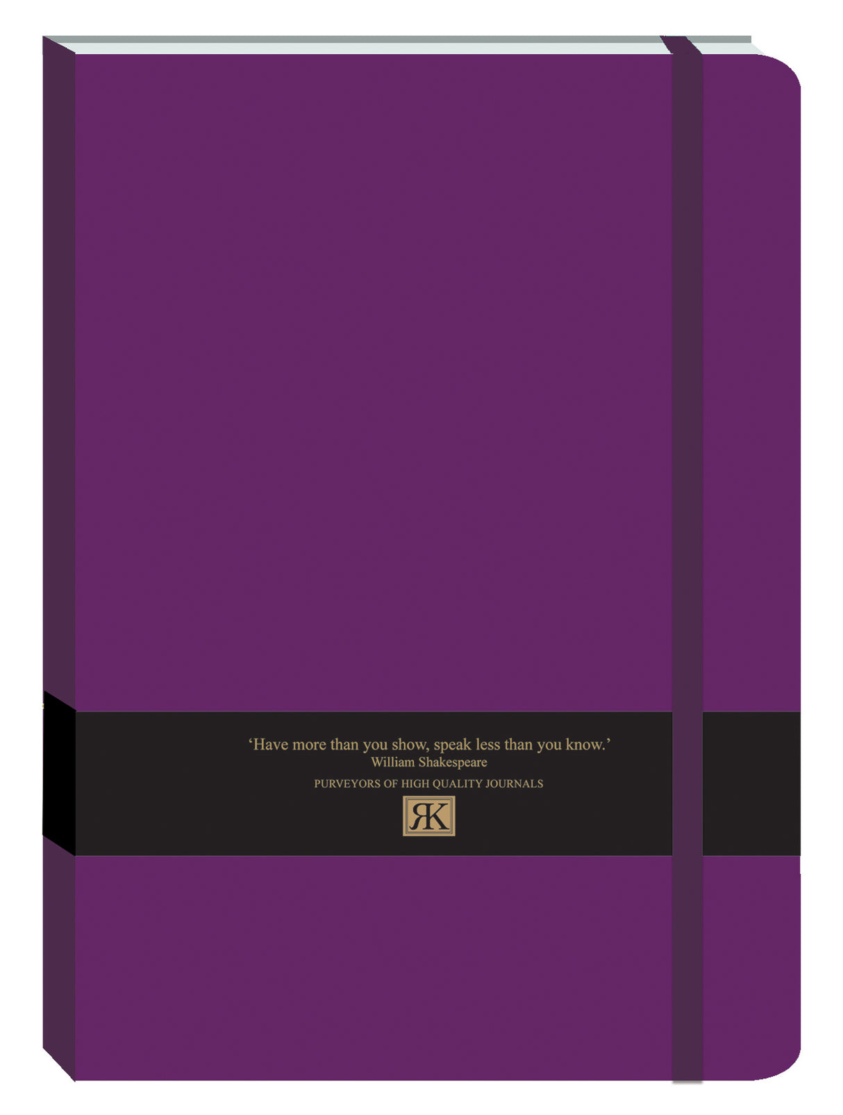 RK Journal Notebook – Deep Purple B5 Design