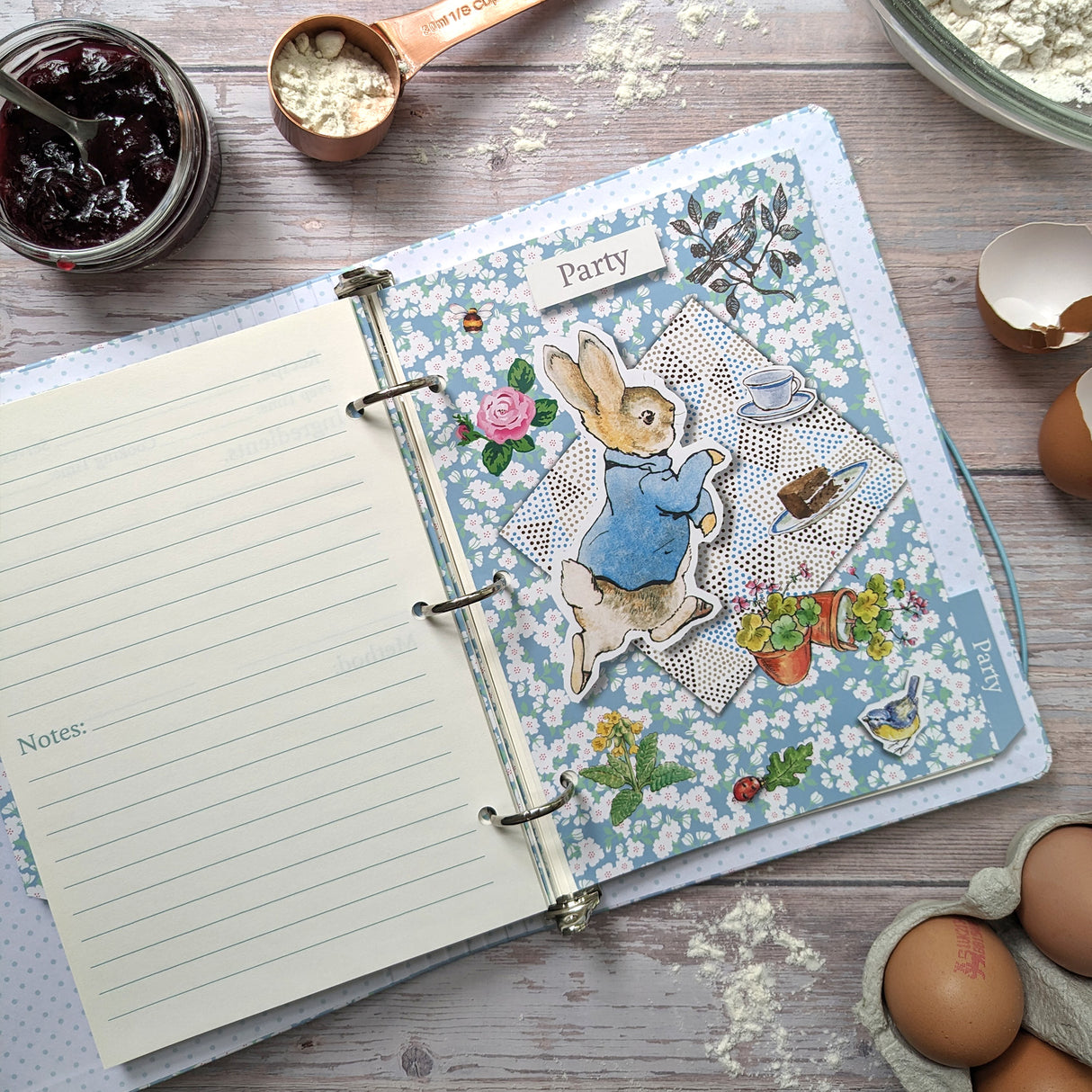 Peter Rabbit Recipe Scrap Book