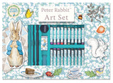 Peter Rabbit Children's 42 Piece Art Set - For Ages 3 to 8 Years - Includes Paints and Crayons