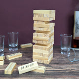 Gentleman’s Emporium Drink Up Tumble Tower – Fun Drinking Party Game for Adults