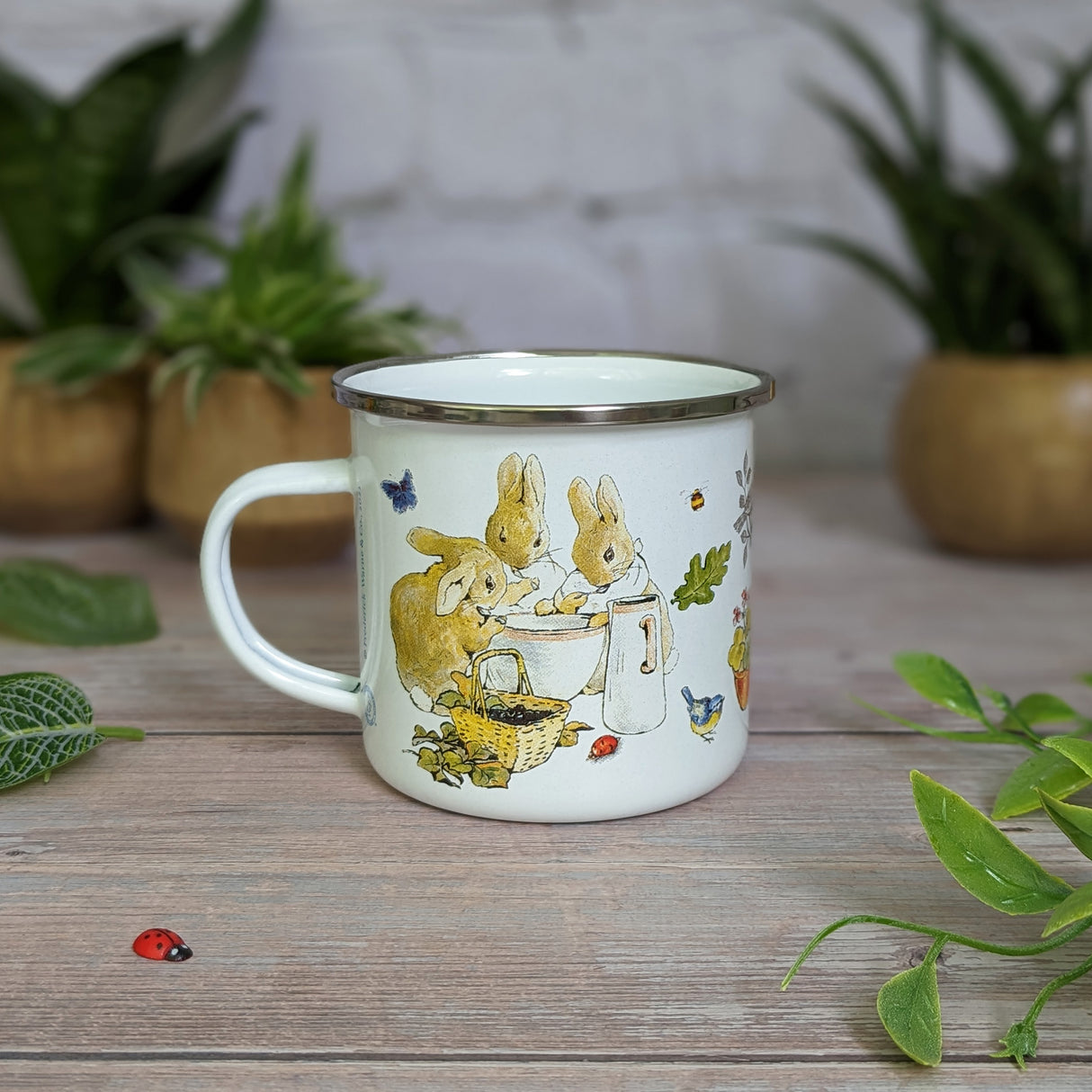 Flopsy Bunnies Enamel Mug