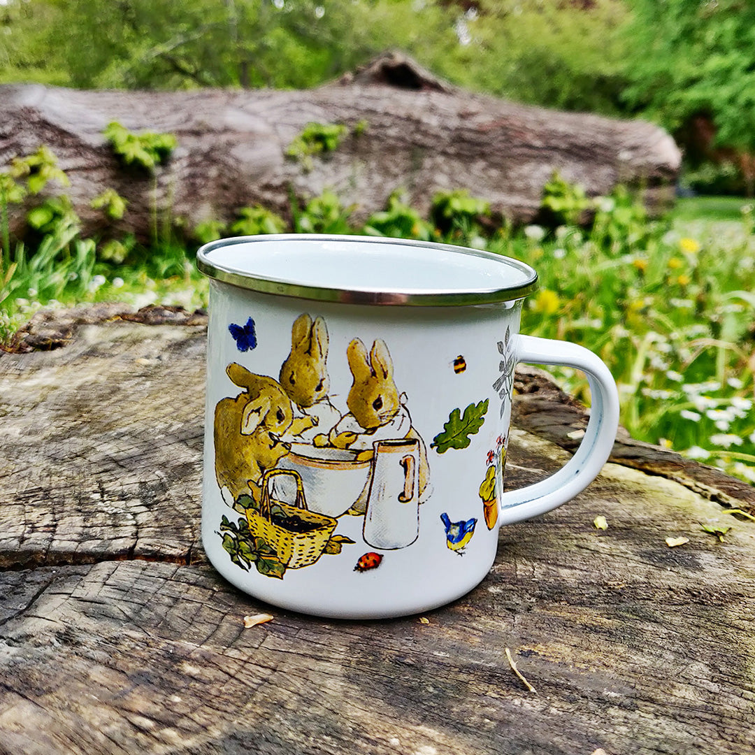 Flopsy Bunnies Enamel Mug