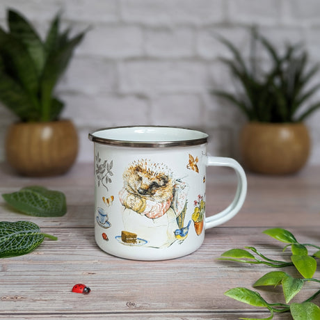 Mrs Tiggy-Winkle Enamel Mug