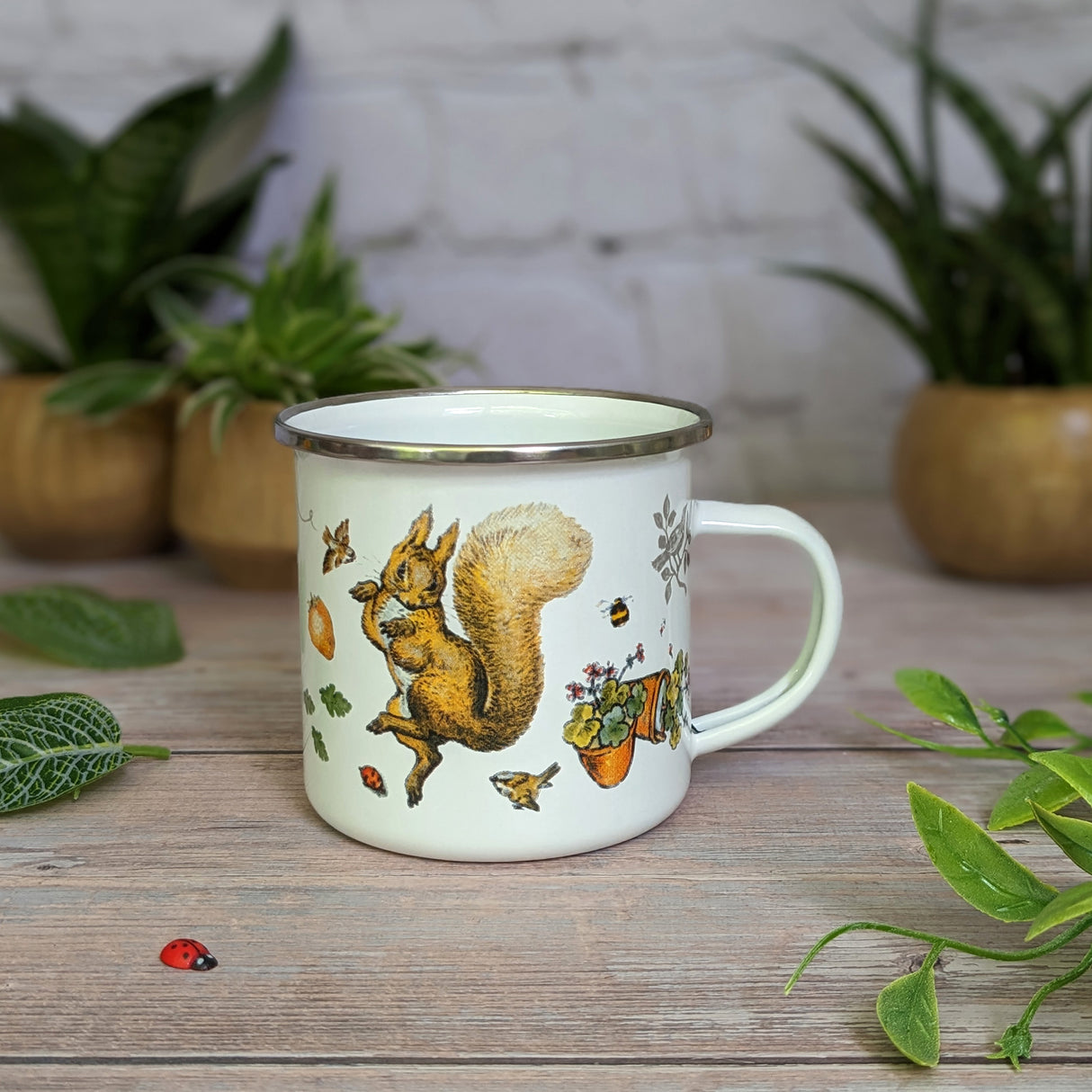 Squirrel Nutkin Enamel Mug