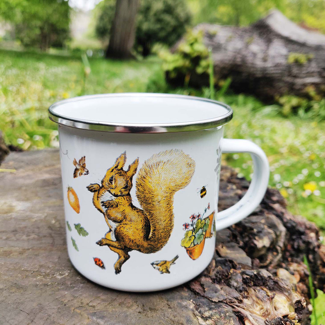 Squirrel Nutkin Enamel Mug