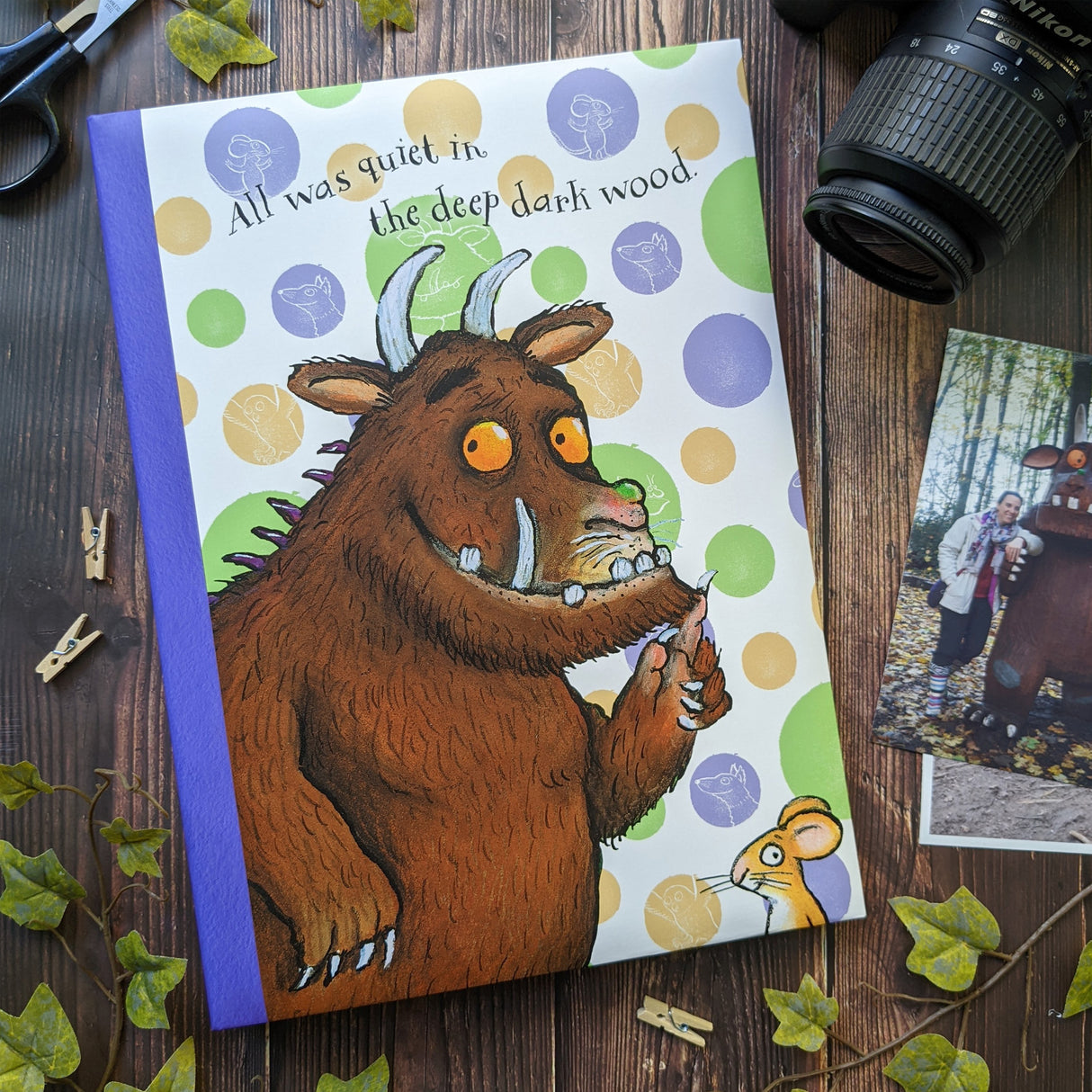 The Gruffalo Portrait Photograph Album in Gift Box - Holds 100 Photographs