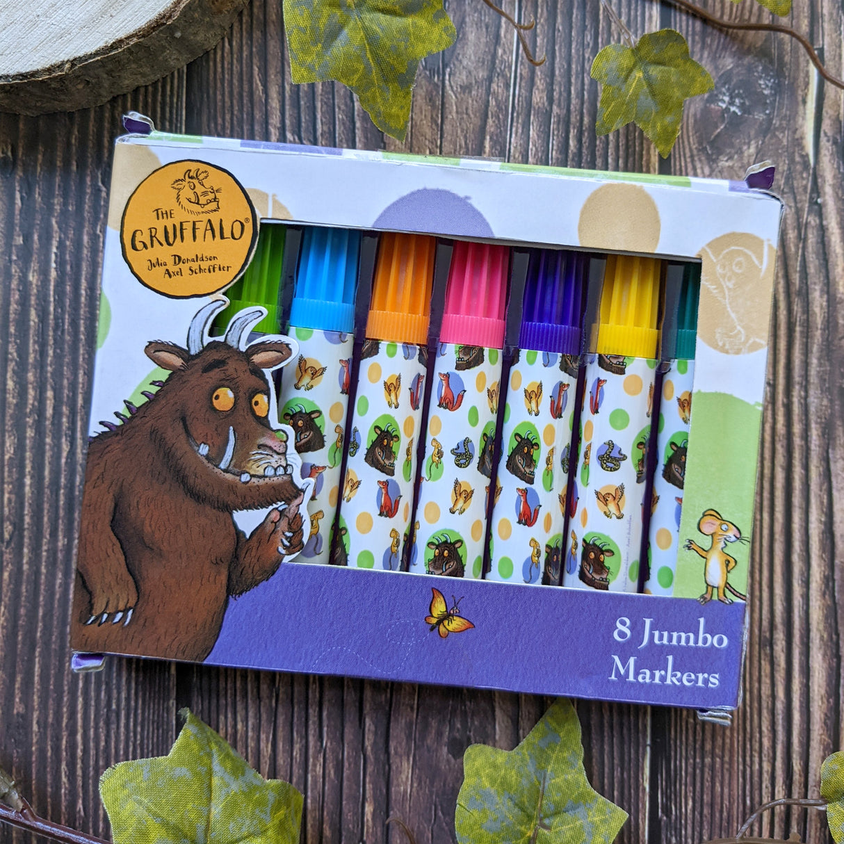 The Gruffalo Set of 8 Jumbo Marker Pens for Children