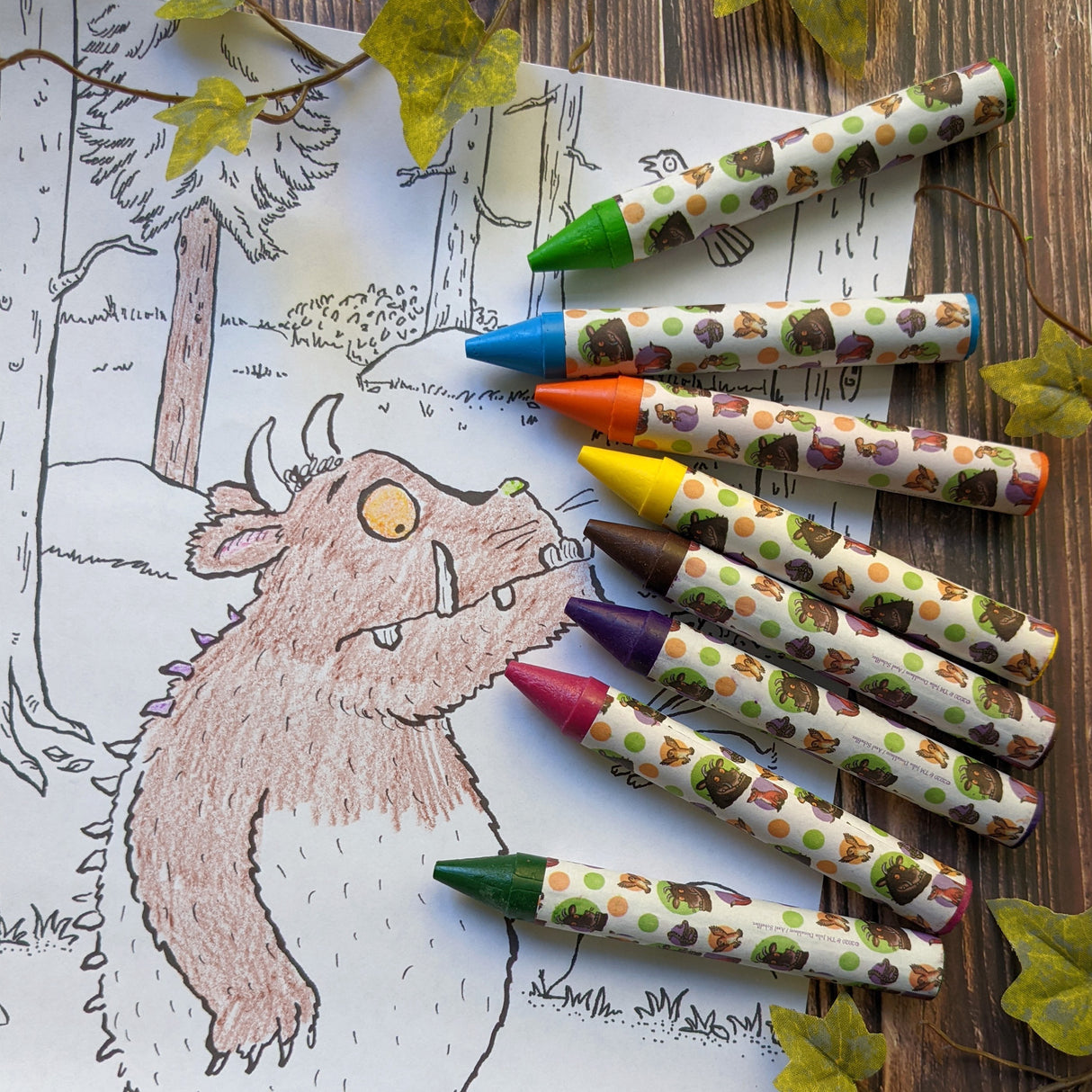 The Gruffalo Set of 8 Jumbo Crayons