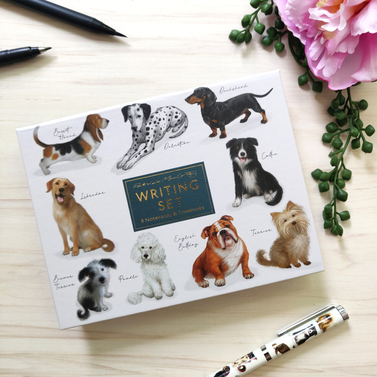 Patricia MacCarthy Dogs Notecards and Envelope Set