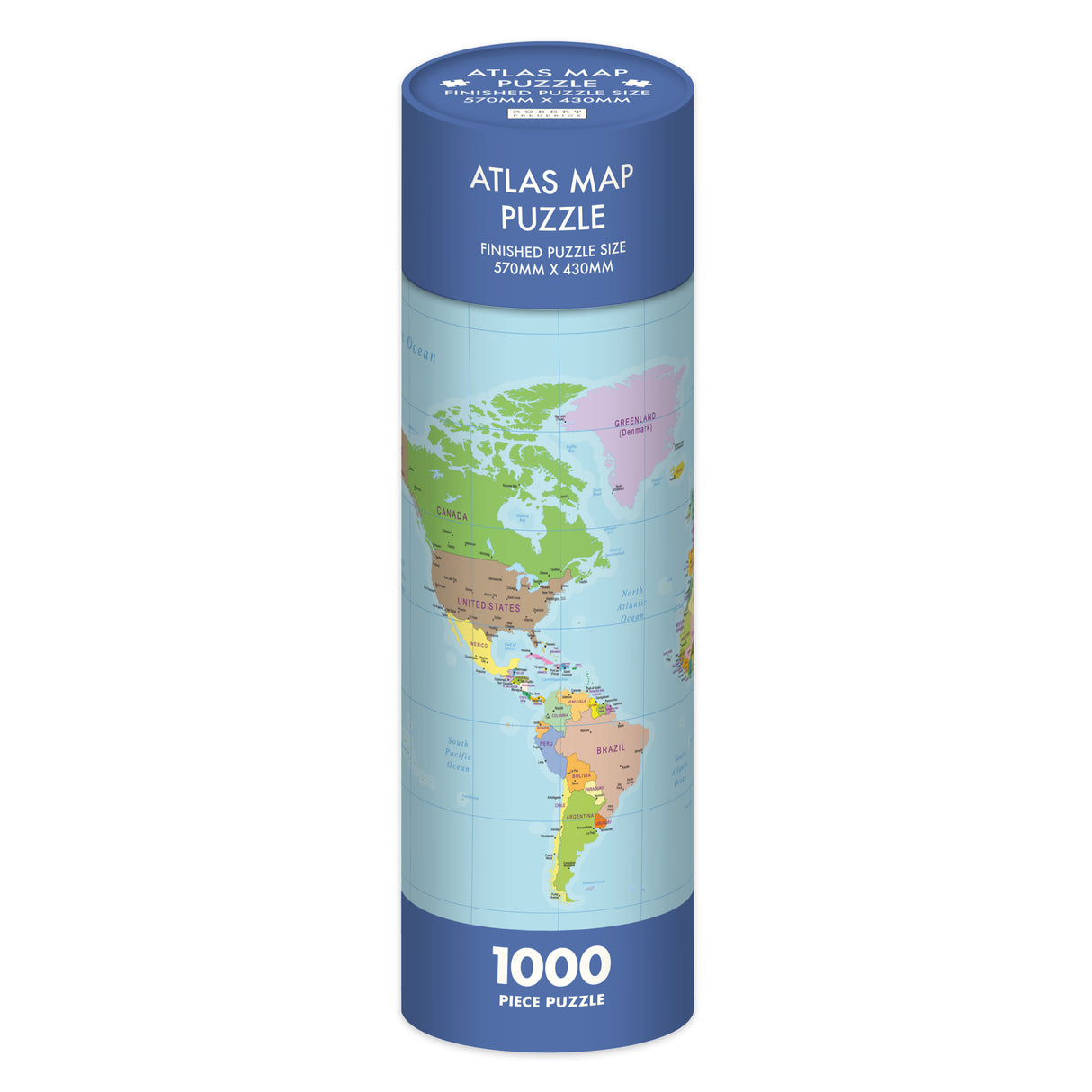 Atlas Map - 1000 Piece Puzzle