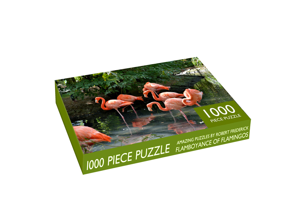 Flock Of Flamingos - 1000 Piece Puzzle