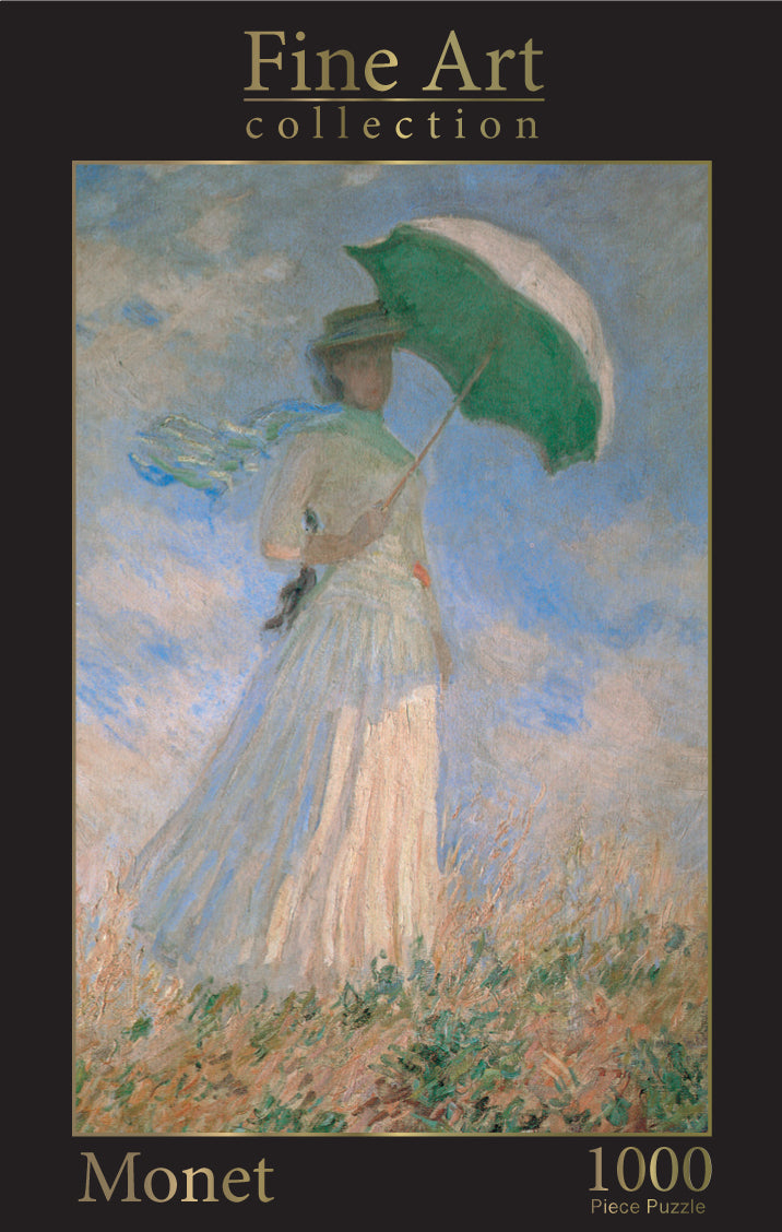 Monet Woman with Parasol – 1000 Piece Puzzle