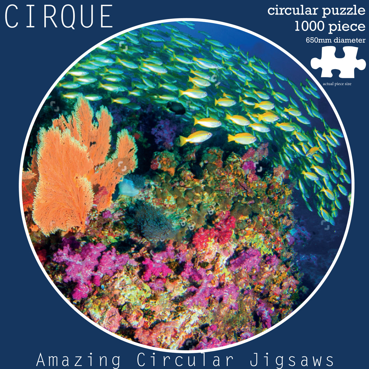 Tropical Ocean - Circular 1000 Piece Puzzle