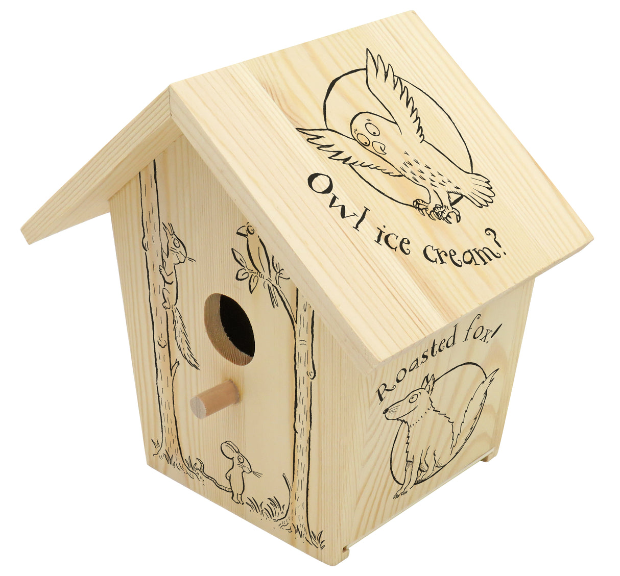 The Gruffalo Paint Your Own Bird House - Children's Craft Kit with Paints