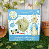 Peter Rabbit Paint Your Own Bird House - Children's Craft Kit with Paints