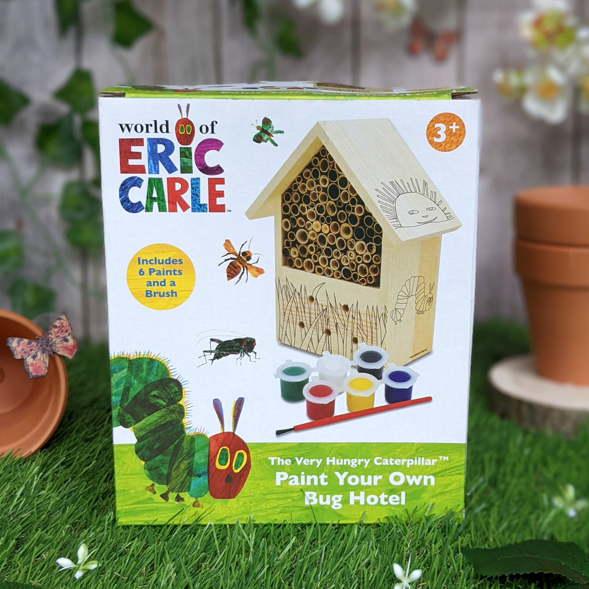 The Very Hungry Caterpillar Paint Your Own Bug Hotel - Children's Craft Kit