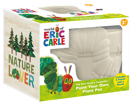 The Very Hungry Caterpillar Paint Your Own Plant Pot - Children's Craft Kit