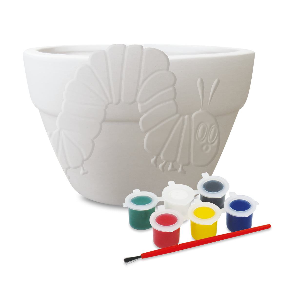 The Very Hungry Caterpillar Paint Your Own Plant Pot - Children's Craft Kit