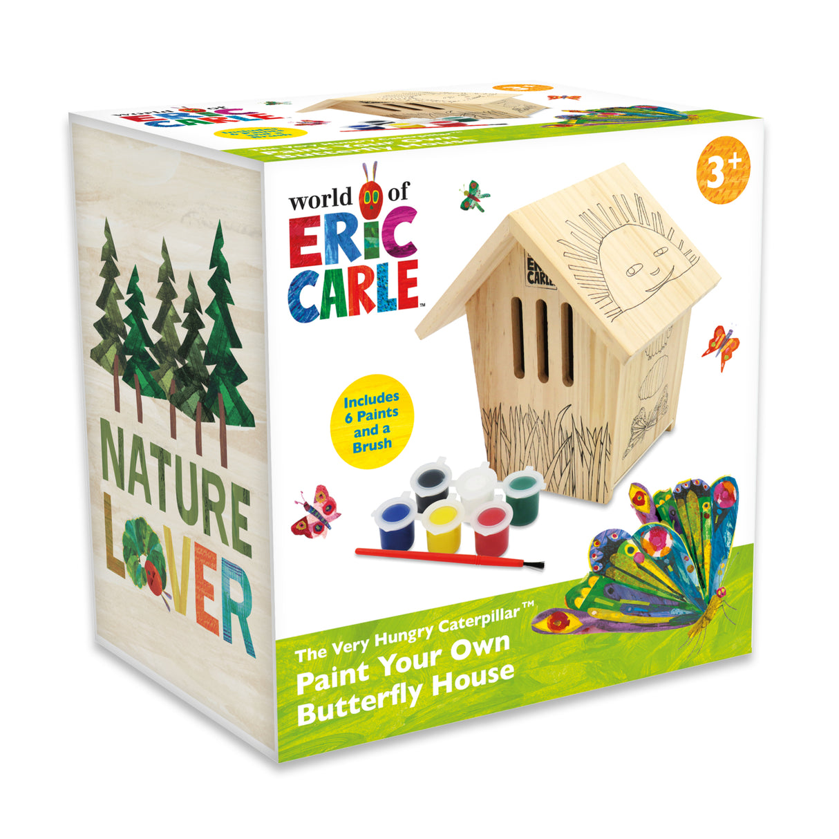 The Very Hungry Caterpillar Paint Your Own Butterfly House - Children's Craft Kit with Paints