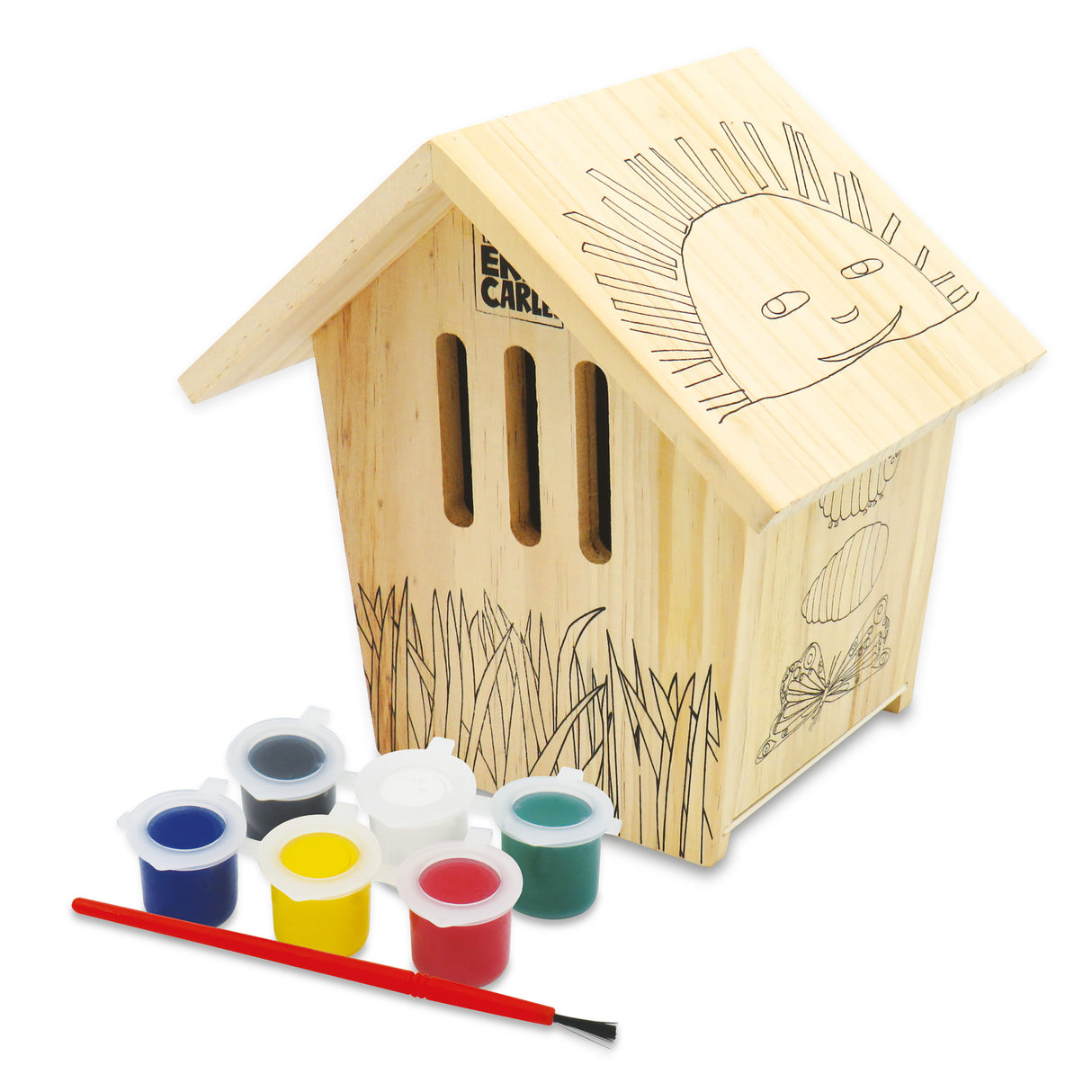 The Very Hungry Caterpillar Paint Your Own Butterfly House - Children's Craft Kit with Paints