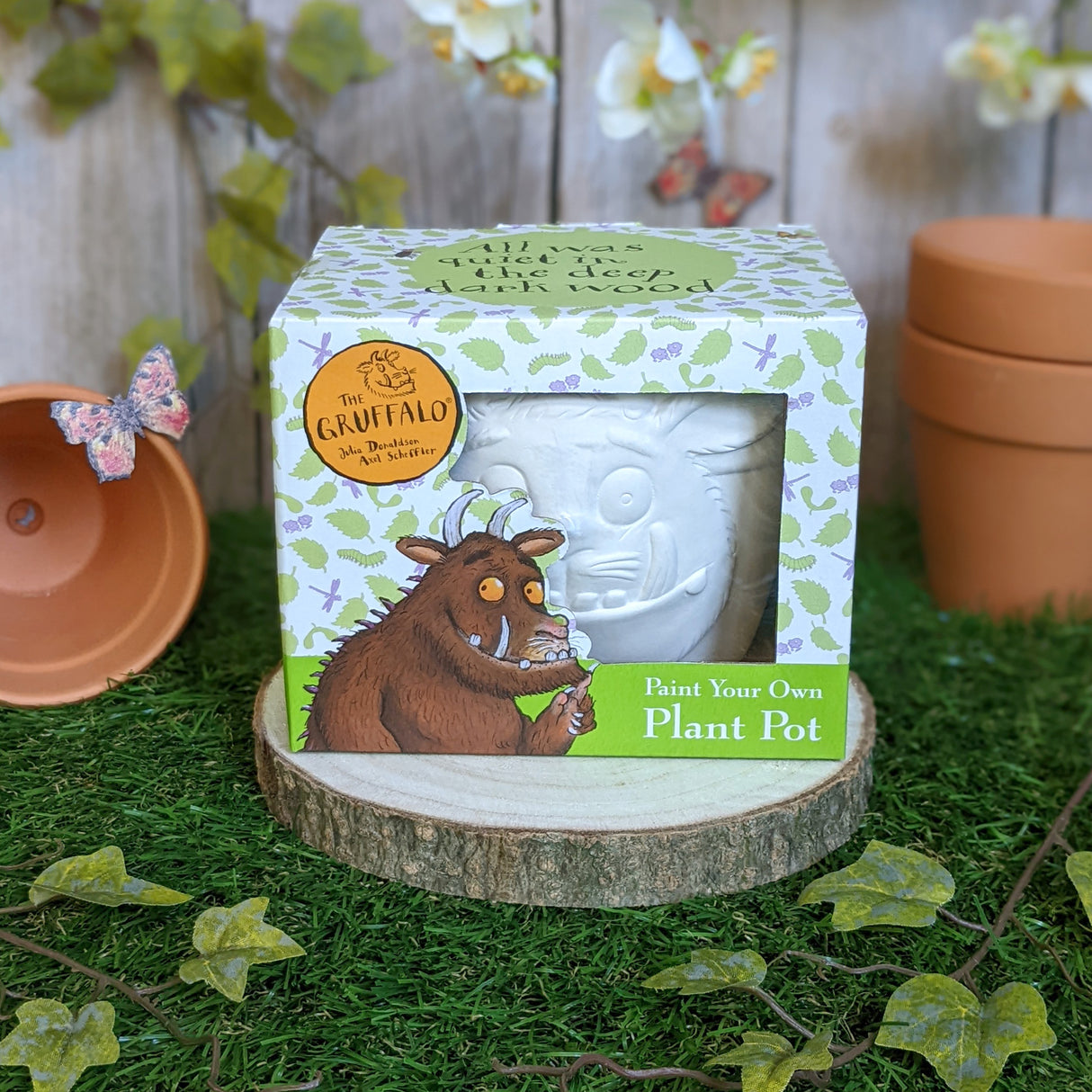 The Gruffalo Paint Your Own Plant Pot - Children's Craft Kit