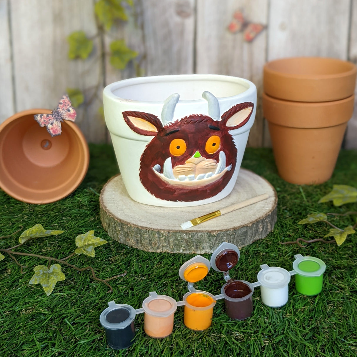 The Gruffalo Paint Your Own Plant Pot - Children's Craft Kit