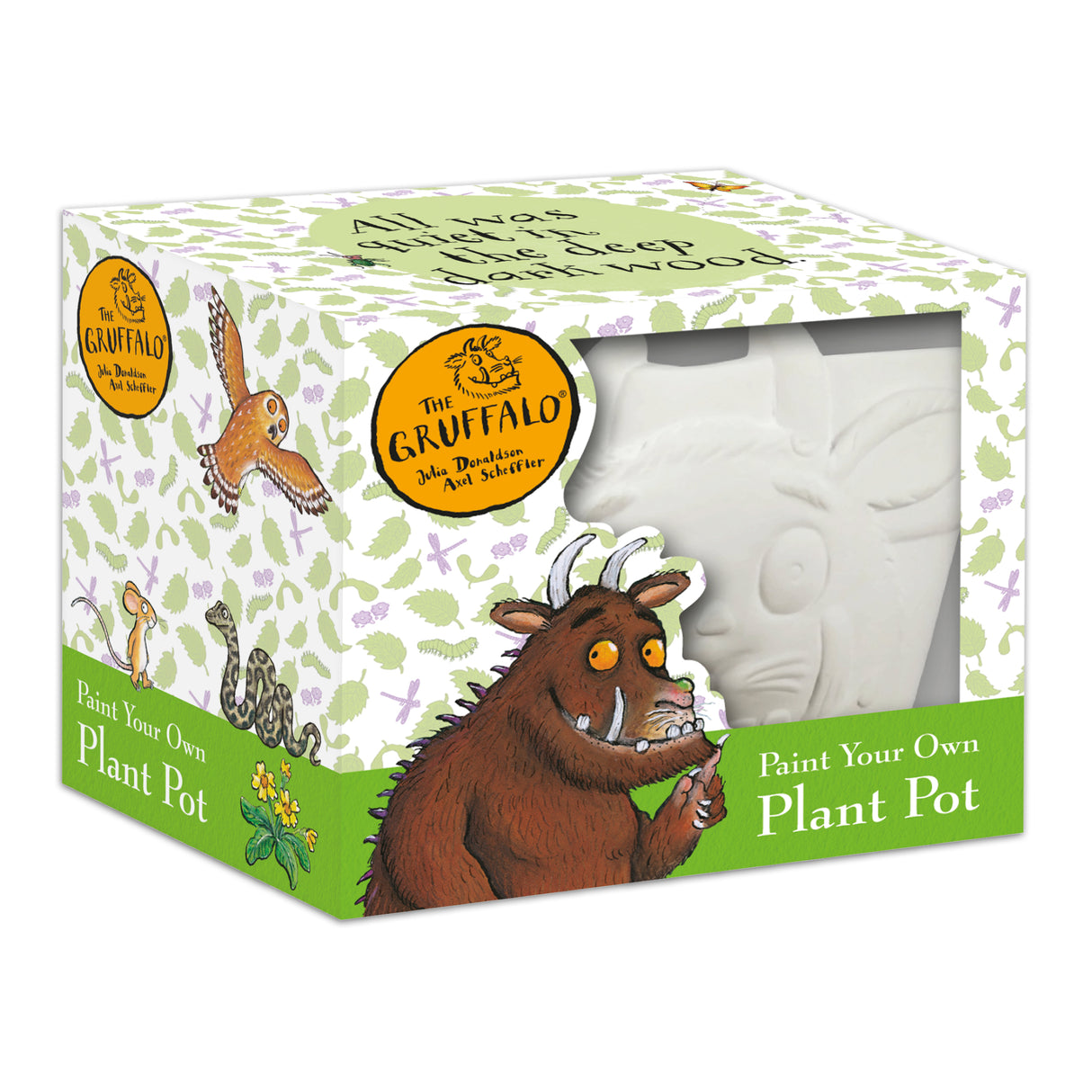 The Gruffalo Paint Your Own Plant Pot - Children's Craft Kit