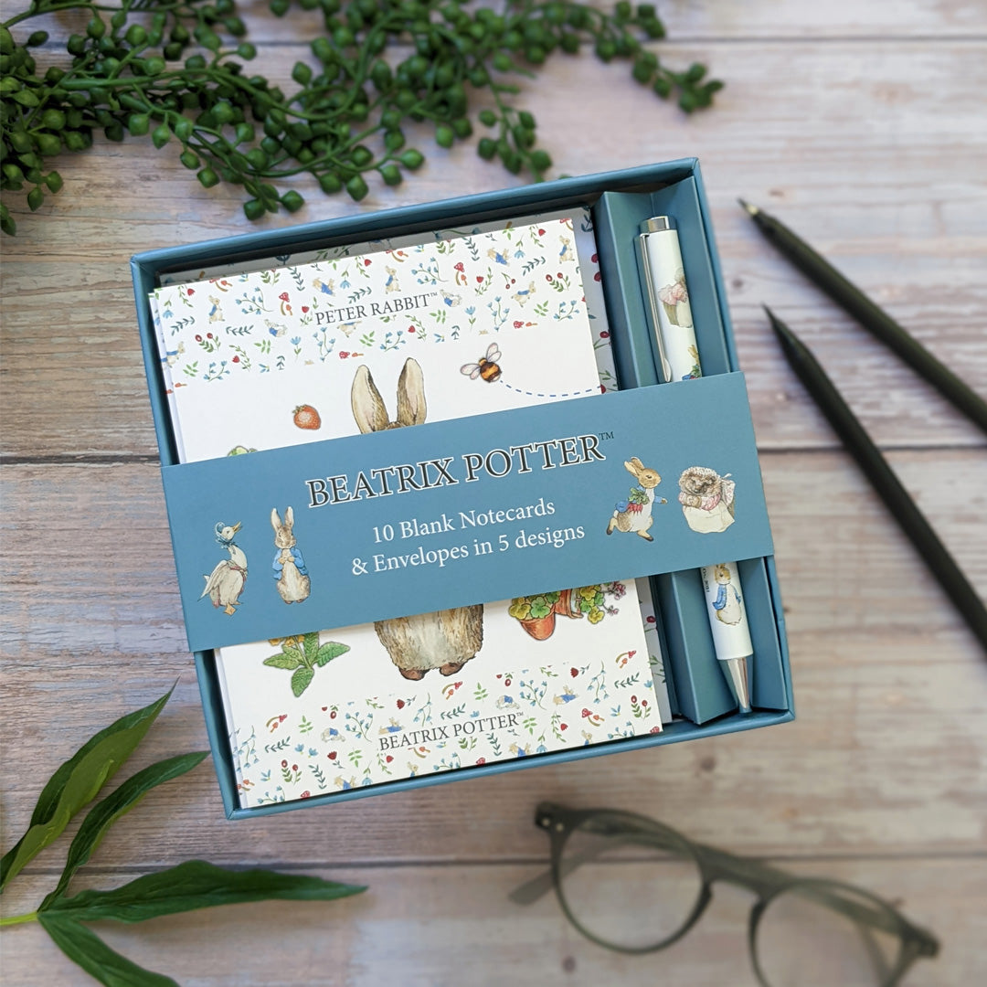 Beatrix Potter Notecards, Envelopes & Pen Set