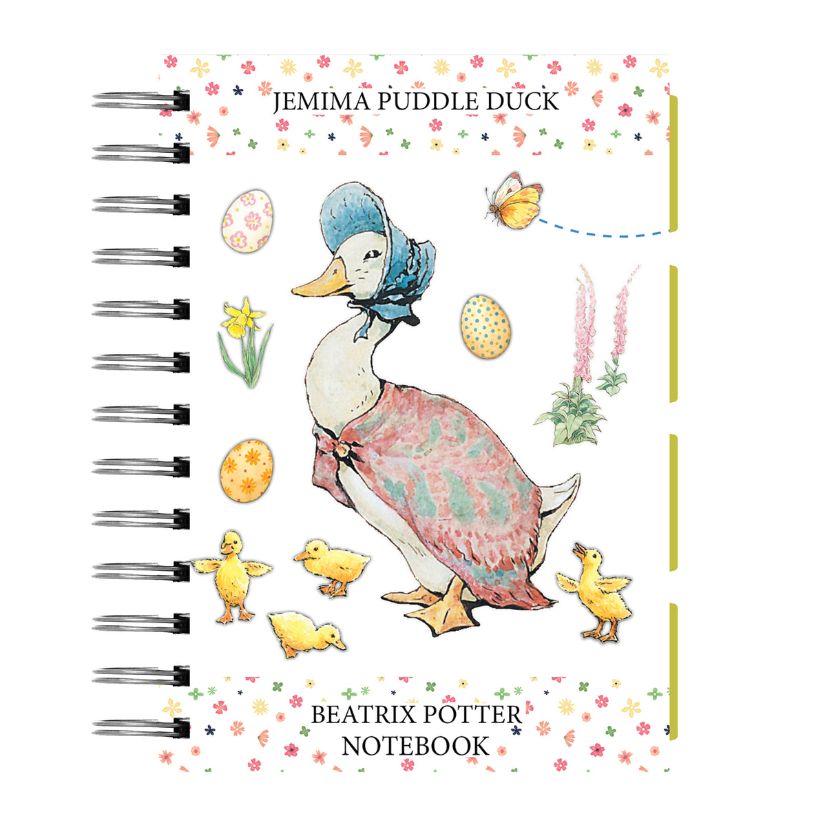 Jemima Puddle-Duck A5 Wired Notebook With Dividers