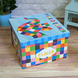 Elmer Patchwork Collapsible Storage Box