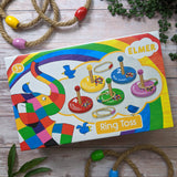 Elmer Children's Wooden Ring Toss Set - Fun For All The Family