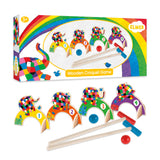 Elmer Children’s Wooden Croquet Set - Fun For All The Family