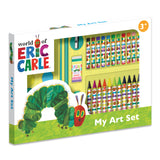 The Very Hungry Caterpillar Children's 42 Piece Art Set - For Ages 3 to 8 Years - Includes Paints and Crayons