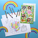 Elmer Children's Colouring Set - Includes Crayons and Stickers