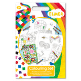 Elmer Children's Colouring Set - Includes Crayons and Stickers