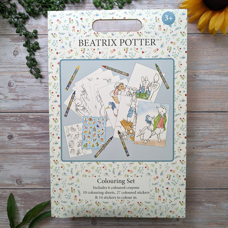 Beatrix Potter Children's Colouring Set - Includes Crayons and Stickers