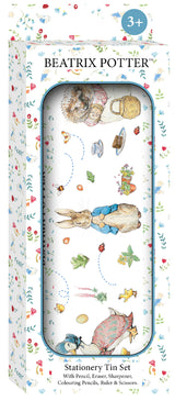 Beatrix Potter Children’s Stationery Tin Set - First School Stationery Set For Ages 3 and Upward