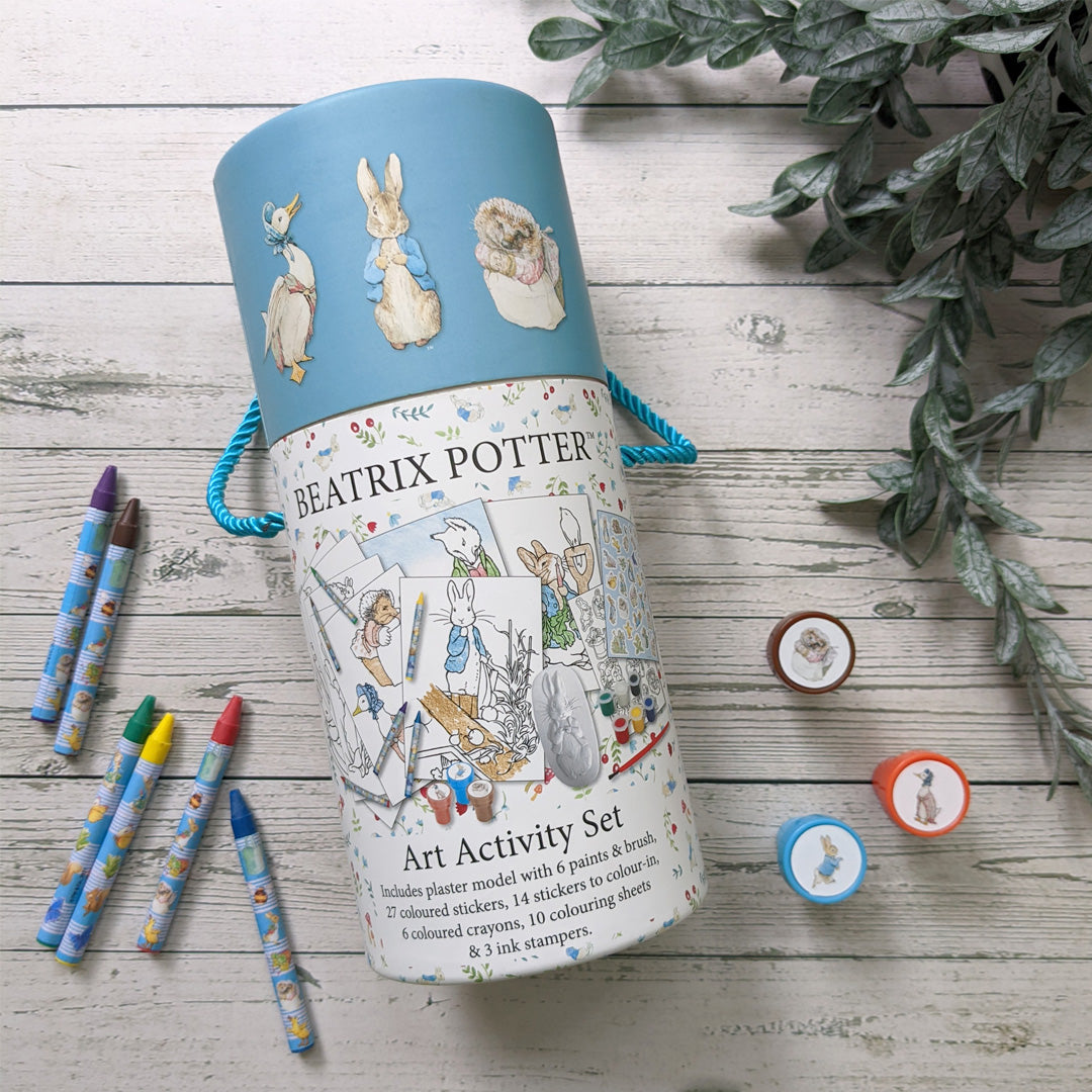 Beatrix Potter Children's Art Activity Set - Includes Paints, Crayons and Stickers