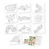 The Very Hungry Caterpillar Children's Colouring Set - Includes Crayons and Stickers