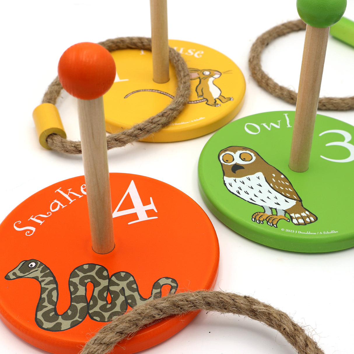 The Gruffalo Children's Wooden Ring Toss Game - Fun For All The Family