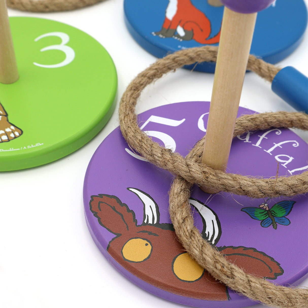 The Gruffalo Children's Wooden Ring Toss Game - Fun For All The Family