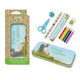 Percy The Park Keeper Children’s Stationery Tin Set - First School Stationery Set For Ages 3 and Upward