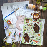 The Gruffalo Children's Art Activity Set - Includes Paints, Crayons and Stickers