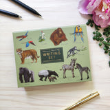 Patricia MacCarthy Notecards and Envelope Set  - Jungle Animals Design