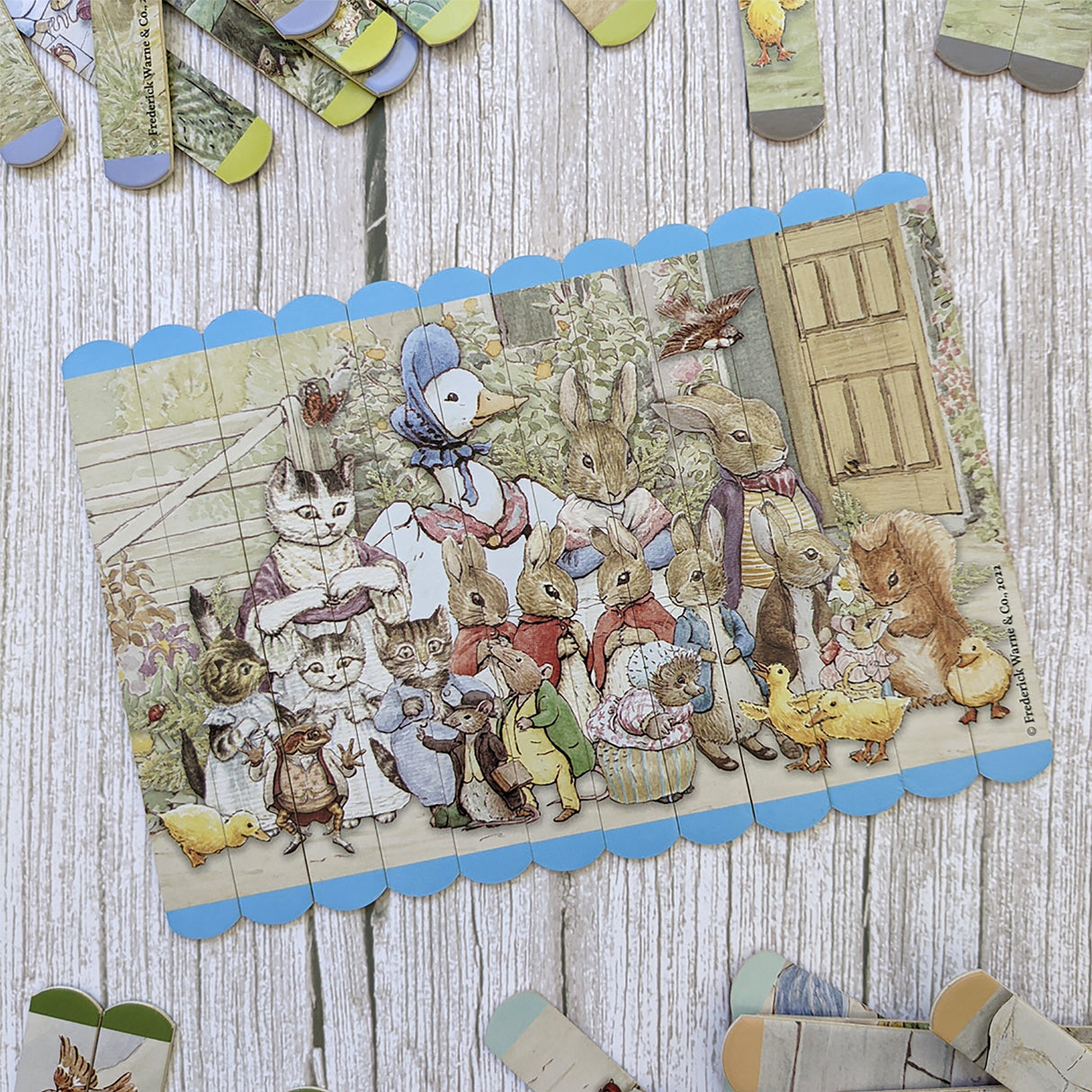 Peter Rabbit Lolly Stick Puzzle - For Ages 18 months to 5 years – Double-Sided Puzzle Fun