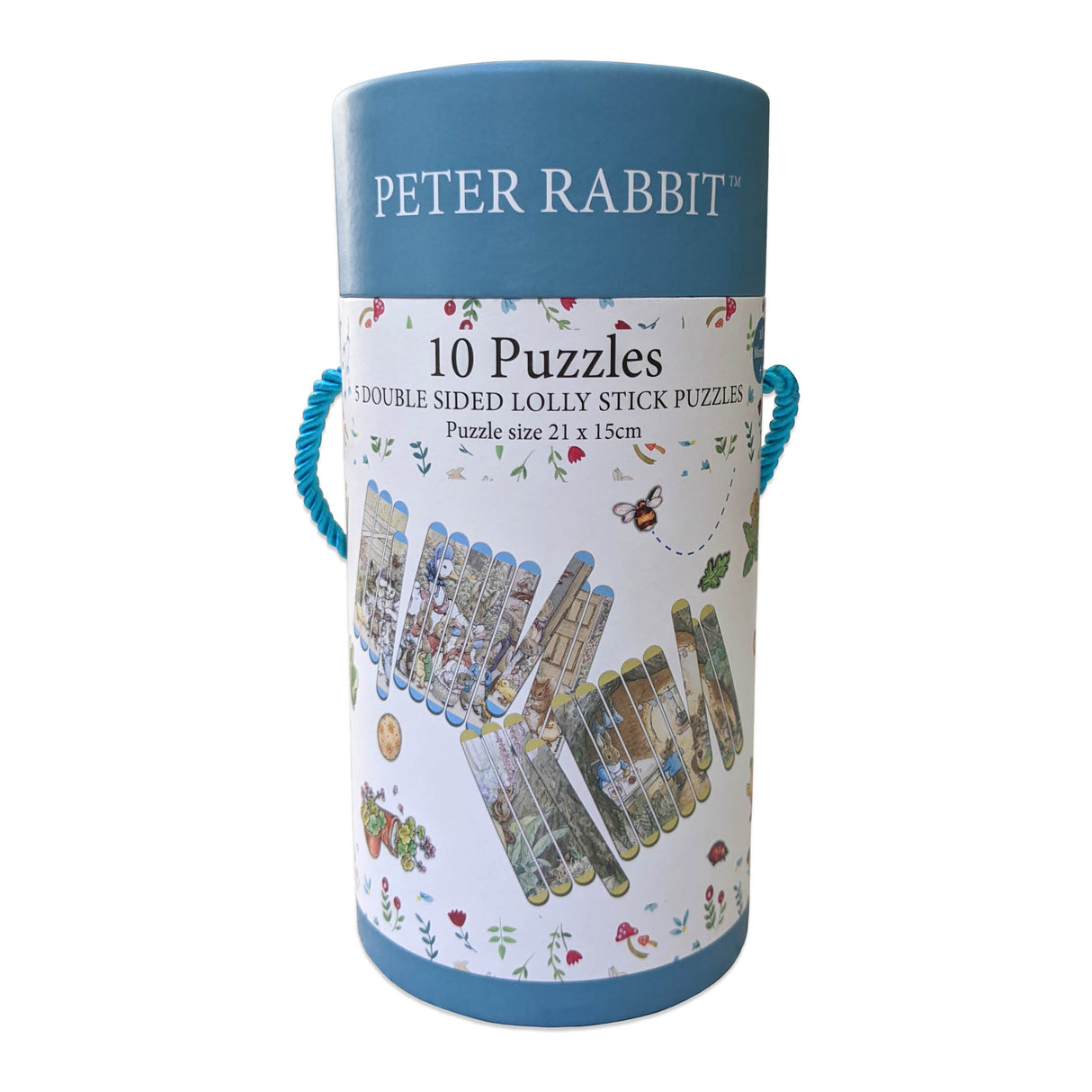 Peter Rabbit Lolly Stick Puzzle - For Ages 18 months to 5 years – Double-Sided Puzzle Fun