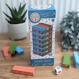 Peter Rabbit Tumble Tower Game - Wooden Set With Dice