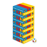 Elmer Tumble Tower Game - Wooden Set With Dice