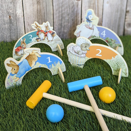 Peter Rabbit Children’s Wooden Croquet Set - Fun For All The Family