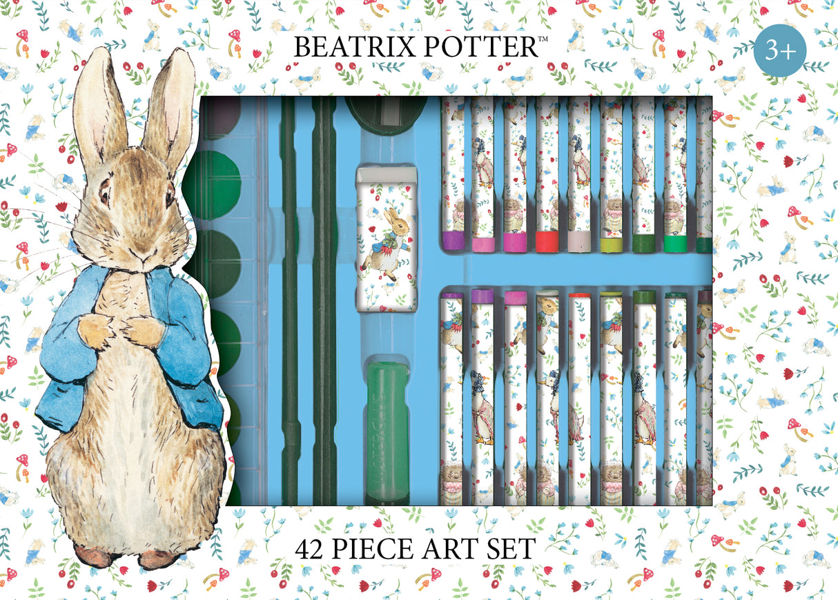 Beatrix Potter Children's 42 Piece Art Set